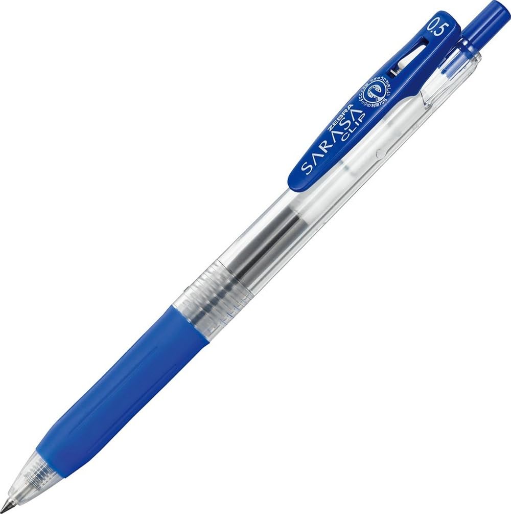 Amazon.com : Zebra Sarasa Clip P-JJ15-BL Gel Ballpoint Pen, 0.02